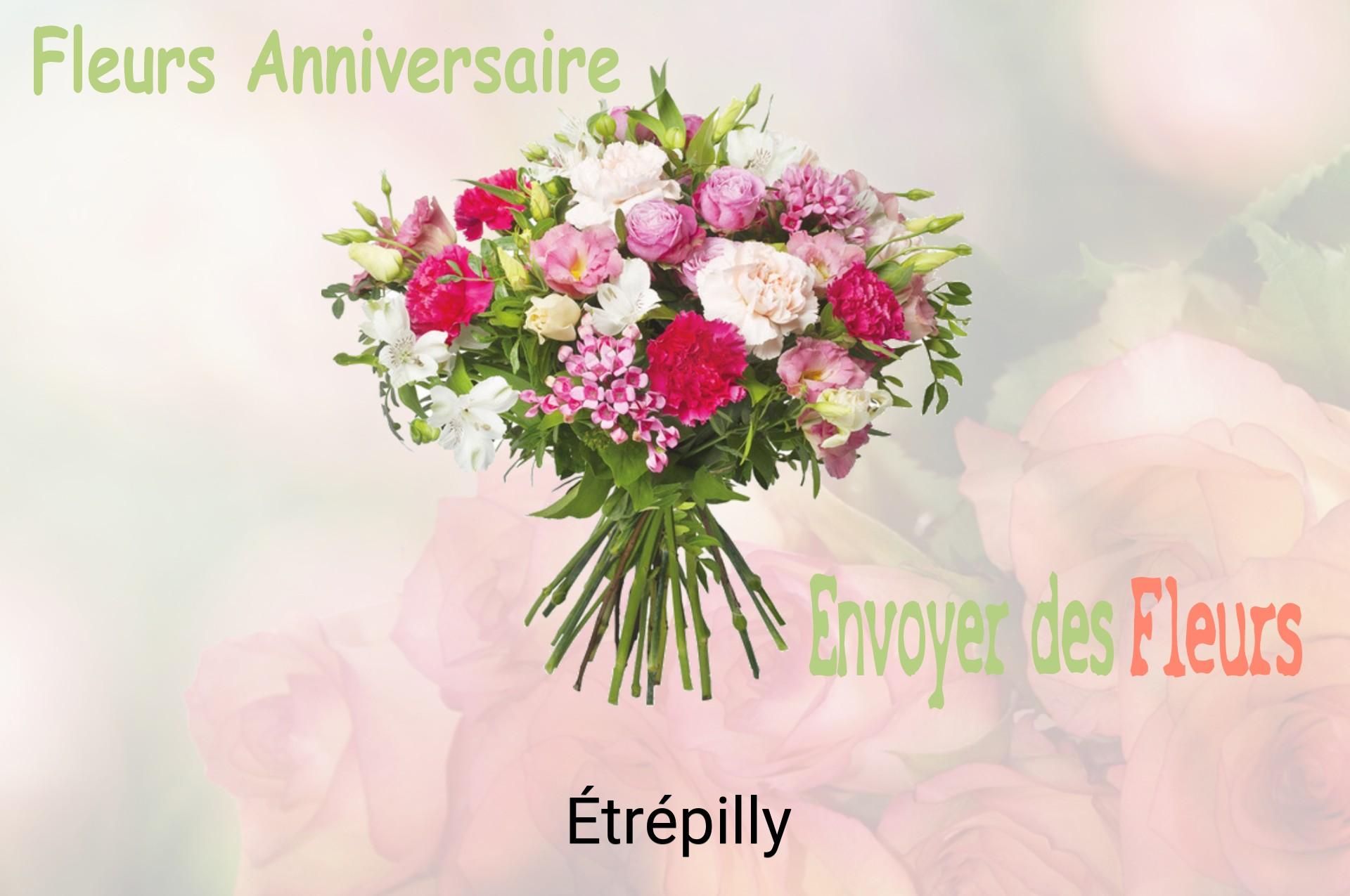 Bouquet de fleurs d’anniversaire livré à Étrépilly